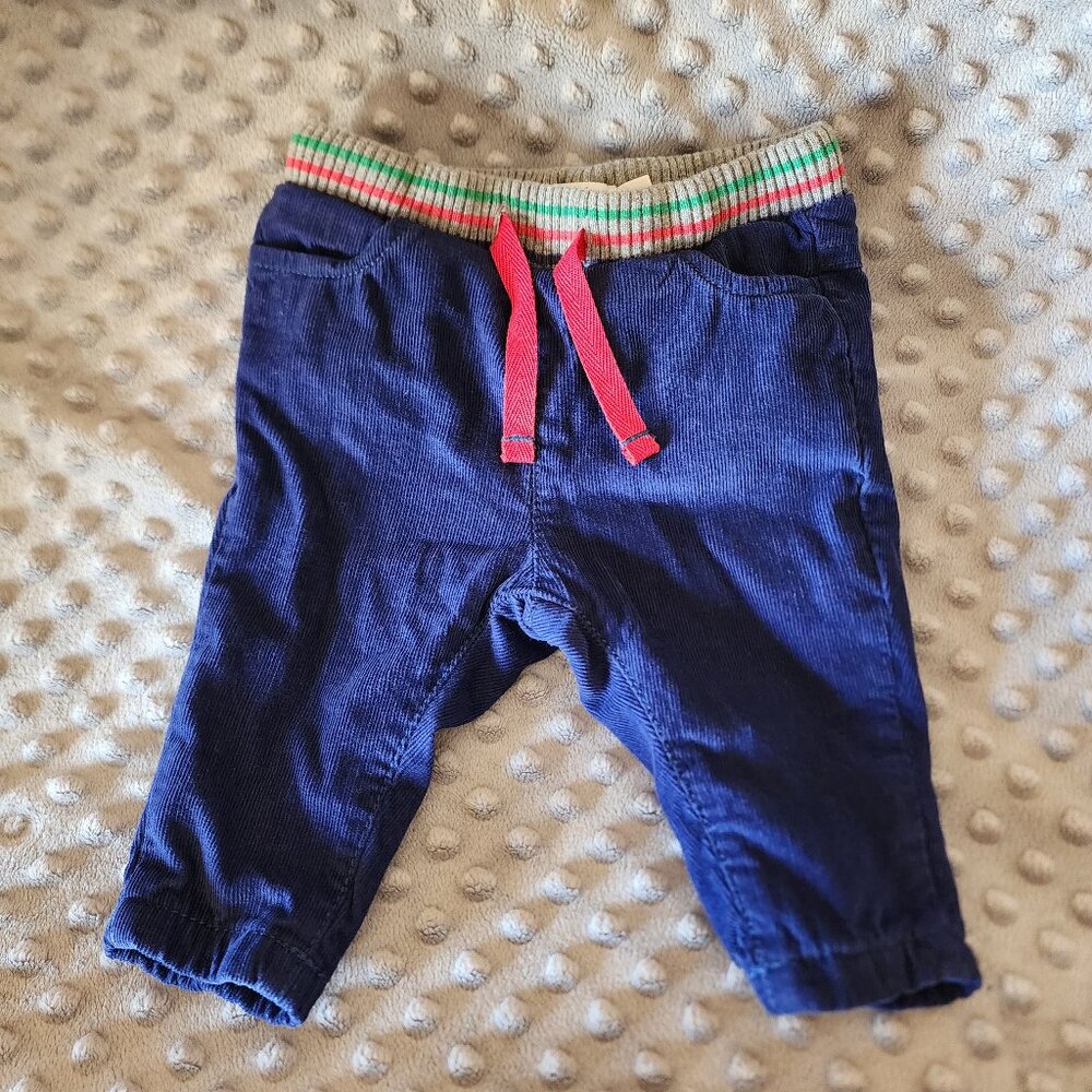 Baby Boden Corduroy Pants - Size 0-3mos